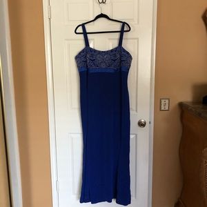 ROYAL BLUE GOWN